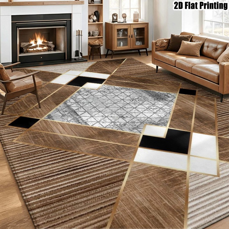 Alfombra con Estampado Abstrac - Hall Commercial Printing reseña y precio