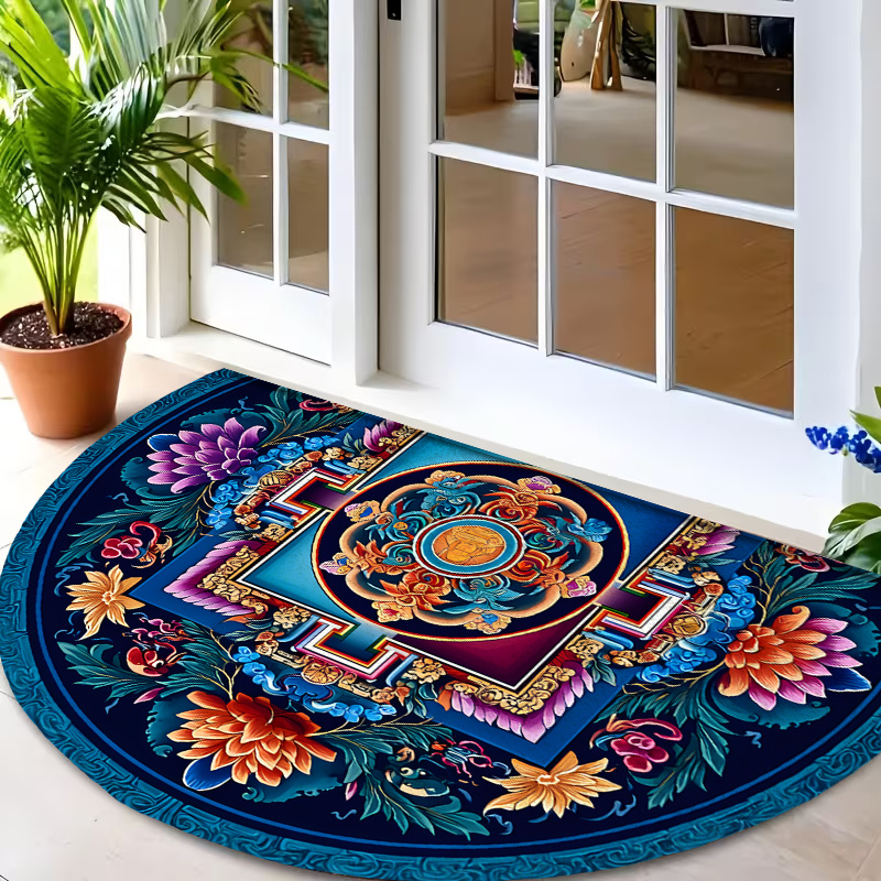 Alfombra Redonda con Estampado - Hall Commercial Printing reseña y precio