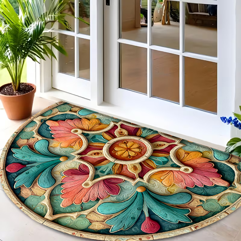 Alfombra Redonda con Estampado - Hall Commercial Printing reseña y precio