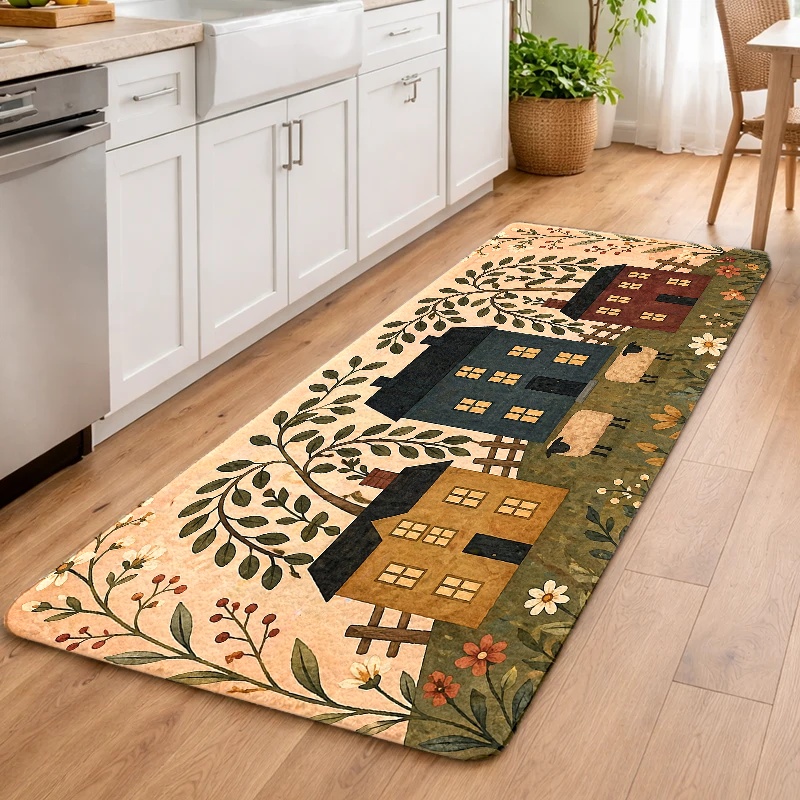 Alfombra de pasillo rústica co - Hall Commercial Printing reseña y precio