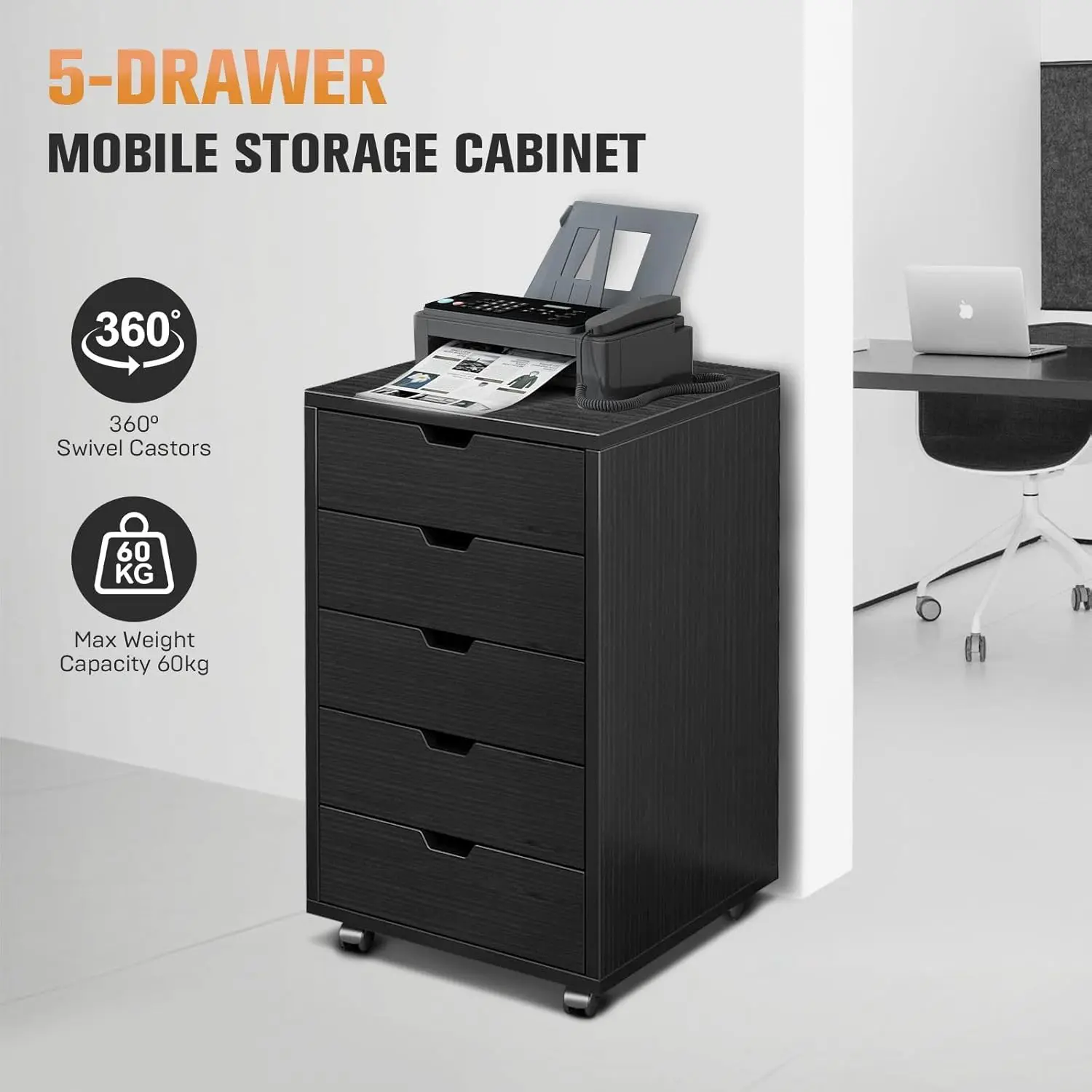 Archivador de 5 cajones, archi - Commercial Printer reseña y precio