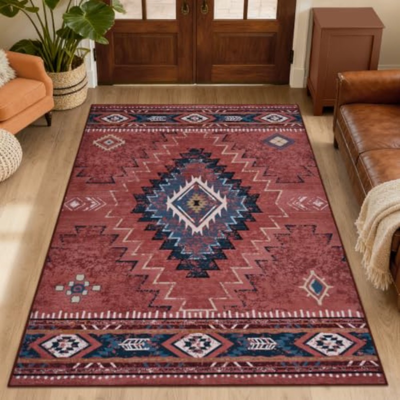 Alfombra Estampada Vintage Tri - Hall Commercial Printing reseña y precio