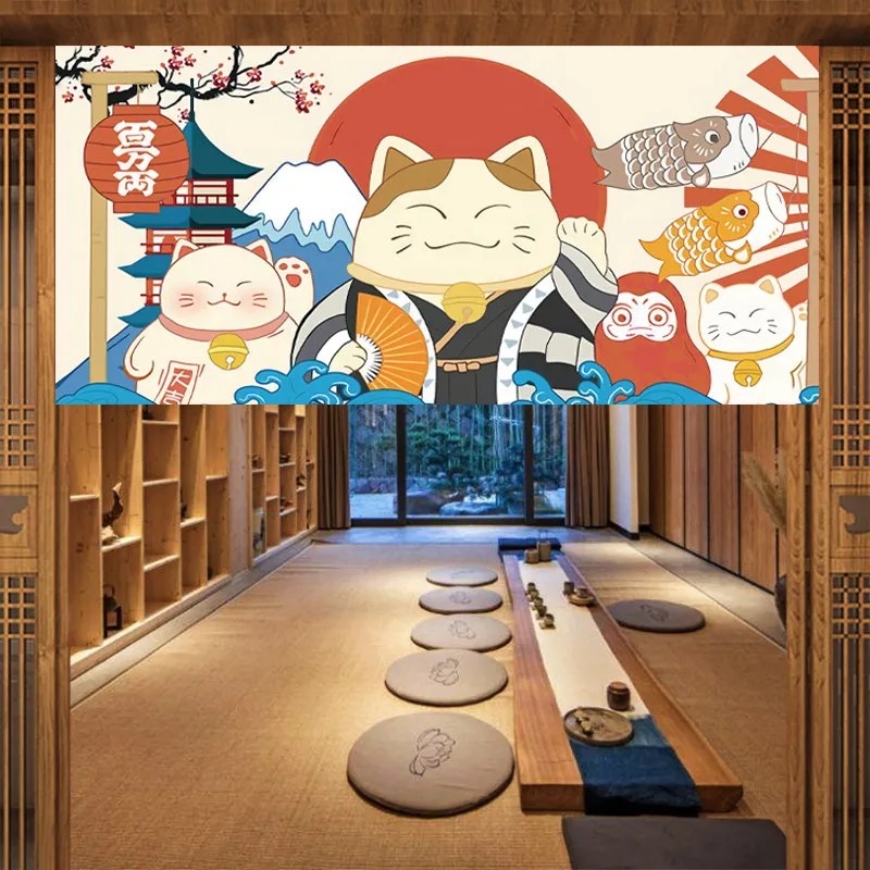Cortina Japonesa Noren VIKAMA  - Commercial Printing Rates reseña y precio